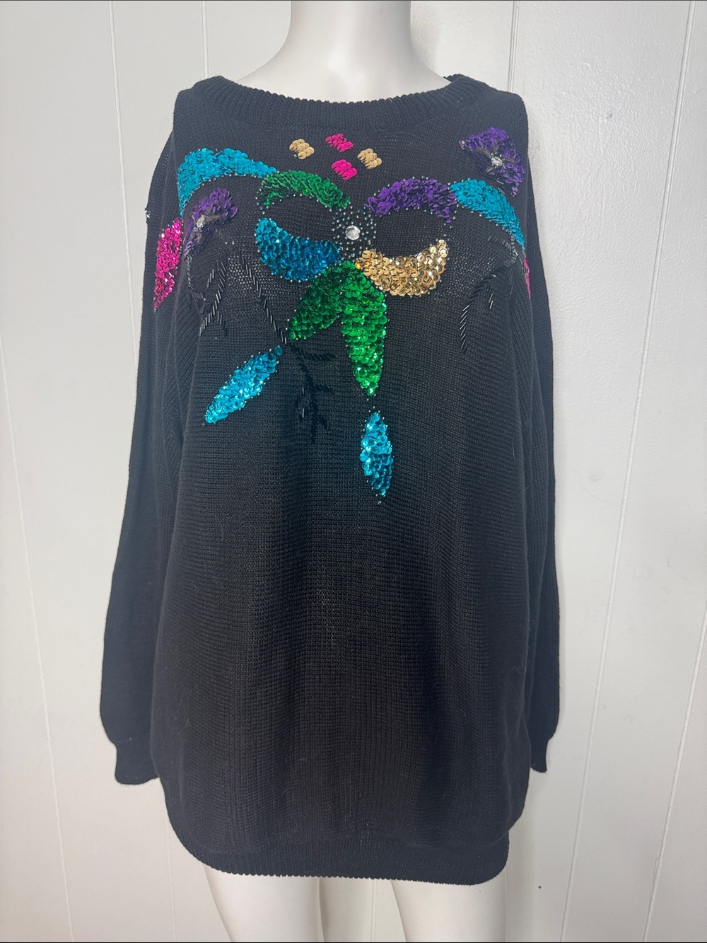 Vintage sequin sweater approx L to XL